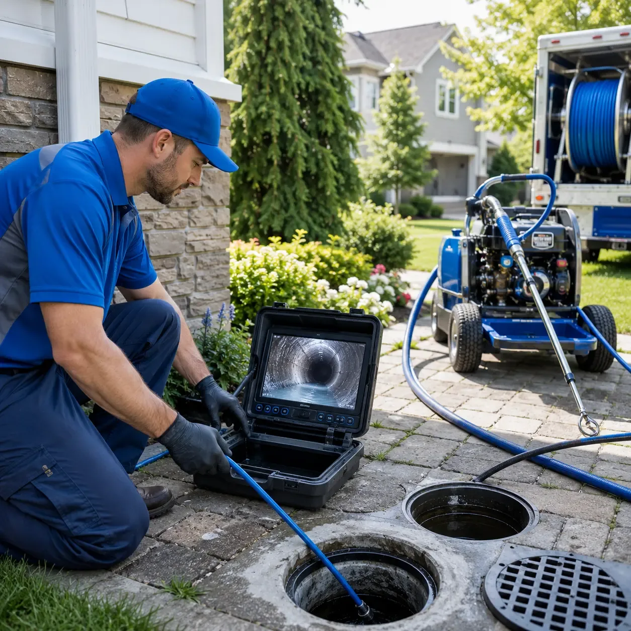Outdoor drain cleaning professionals serving Rosanky, TX